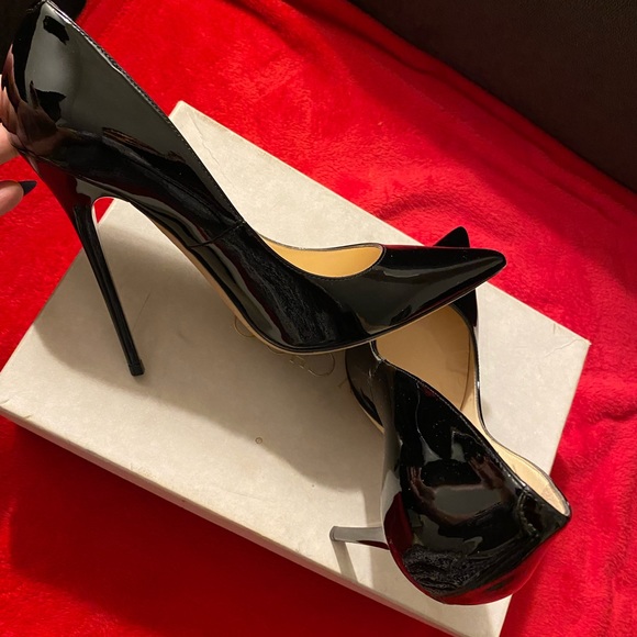 Jimmy Choo Black Patent Anouk Heel - Picture 8 of 8